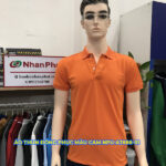 Áo thun đồng phục màu cam NPU-AT686-01